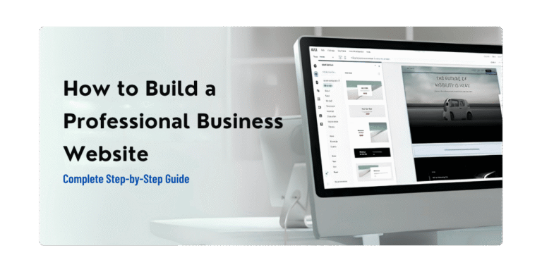 How to Build a Professional Business Website